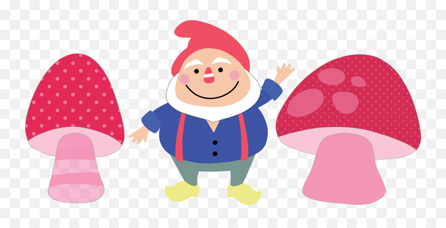 Medium Image - Mushroom And Gnome Clipart Emoji,Gnome Clipart