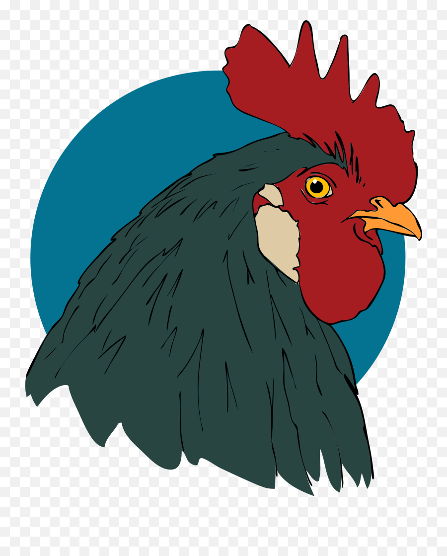 Rooster Cliparts 14 Buy Clip Art - Drawing Animated Rooster Cartoon Emoji,Rooster Clipart