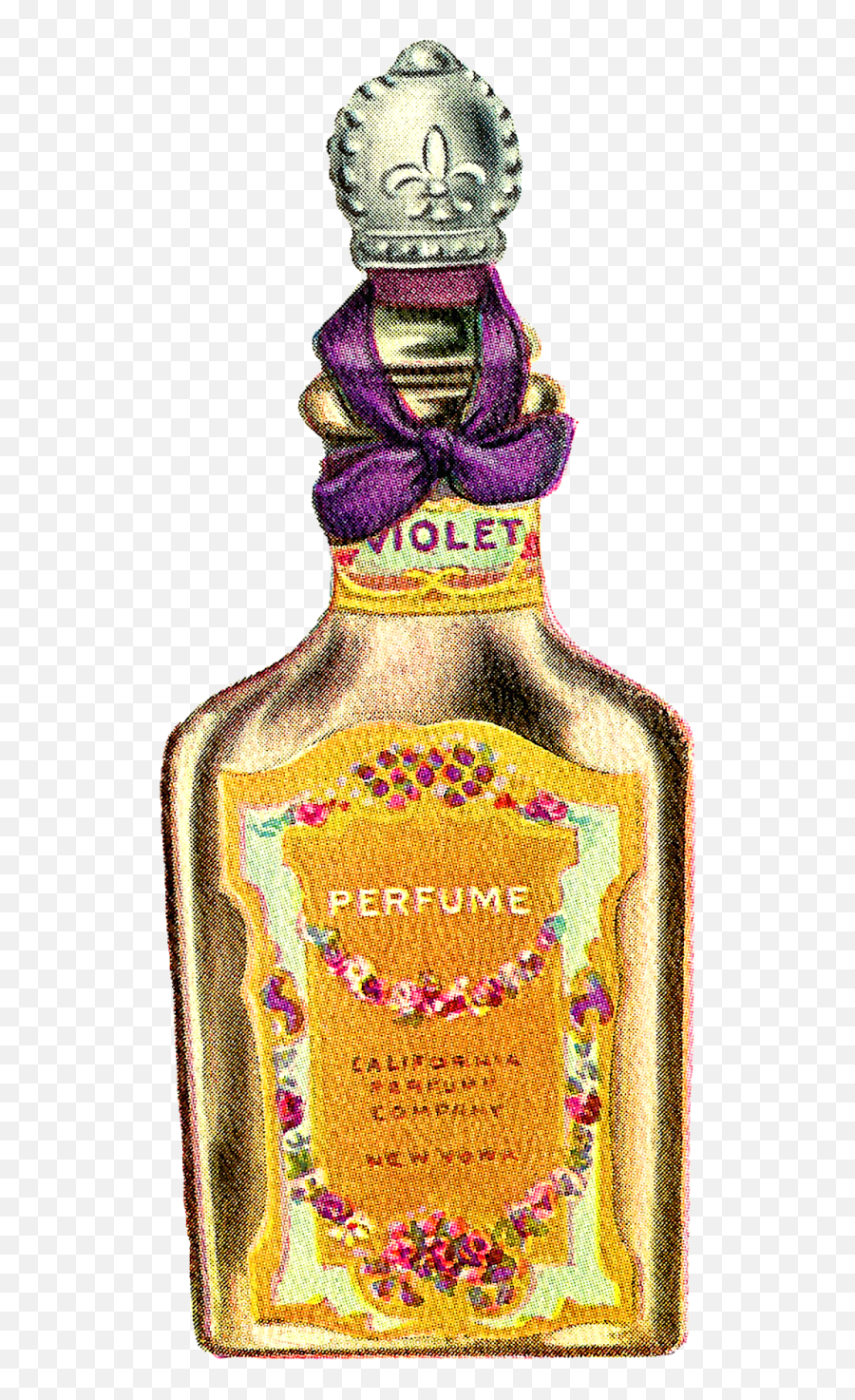 Antique Images Vintage Avon Perfume Bottle Artwork Digital Emoji,Perfume Clipart