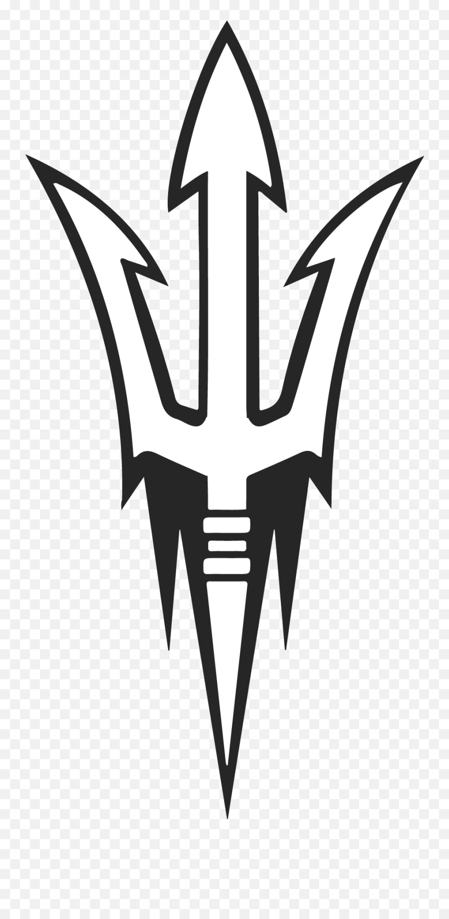Trident Clipart Devil Pitchfork Trident Devil Pitchfork - Arizona State Pitchfork Logo Emoji,Trident Logo