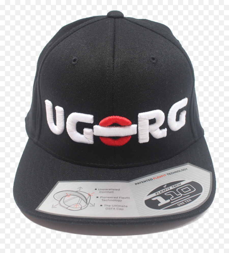 Ugorg Flex - Fit Snapback Black With White Logo Ugorg Emoji,Flexfit Logo