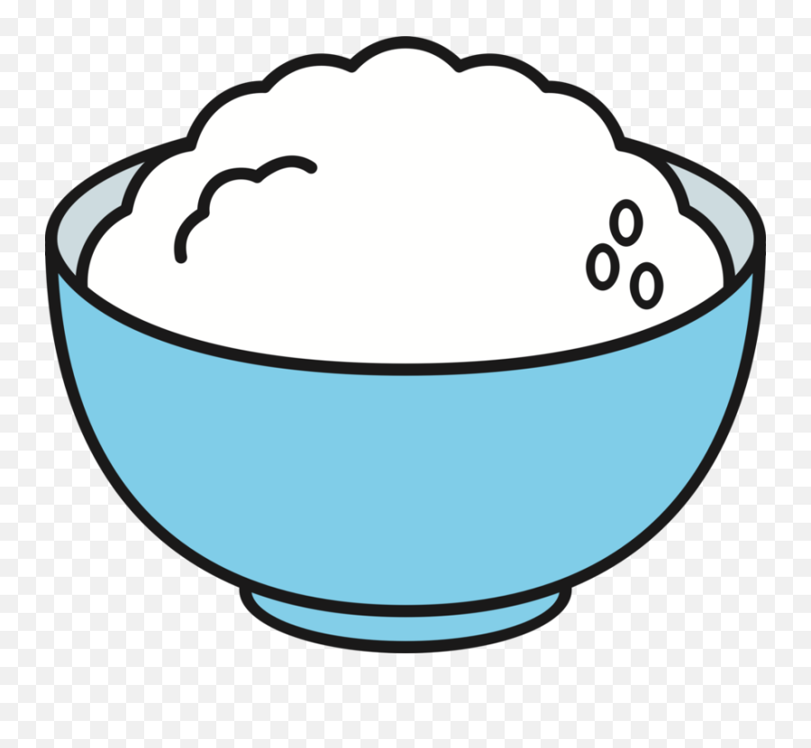 Bowl Of Rice Clipart - Bowl Of Rice Clipart Png Emoji,Rice Clipart