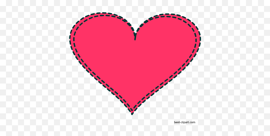 Free Heart Clip Art Images And Graphics - Girly Emoji,Free Heart Clipart