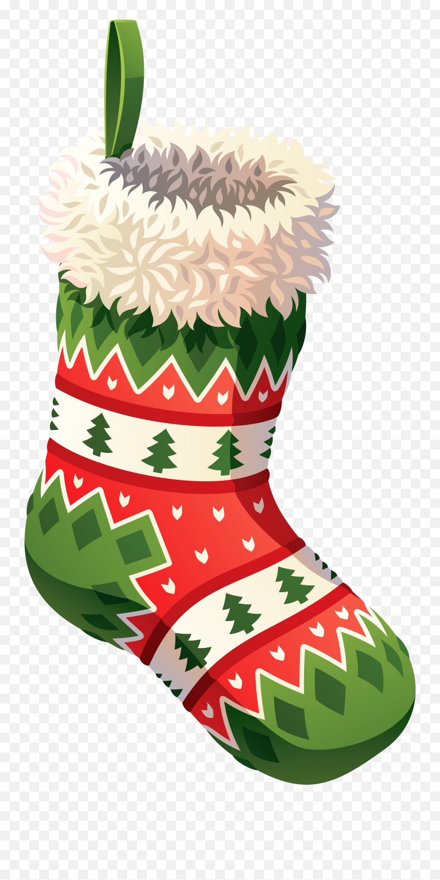 Christmas Stockings Clipart Png Png - Transparent Christmas Socks Png Emoji,Christmas Stocking Clipart