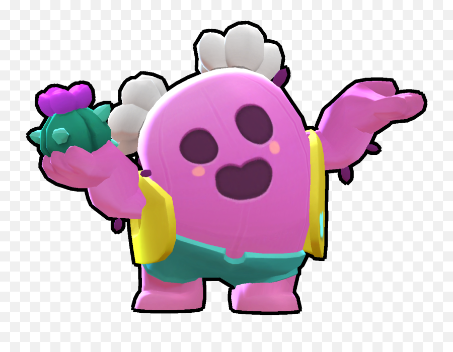 Spike Brawl Stars Png Download - Old Is Spike Brawl Stars Emoji,Brawl Stars Logo