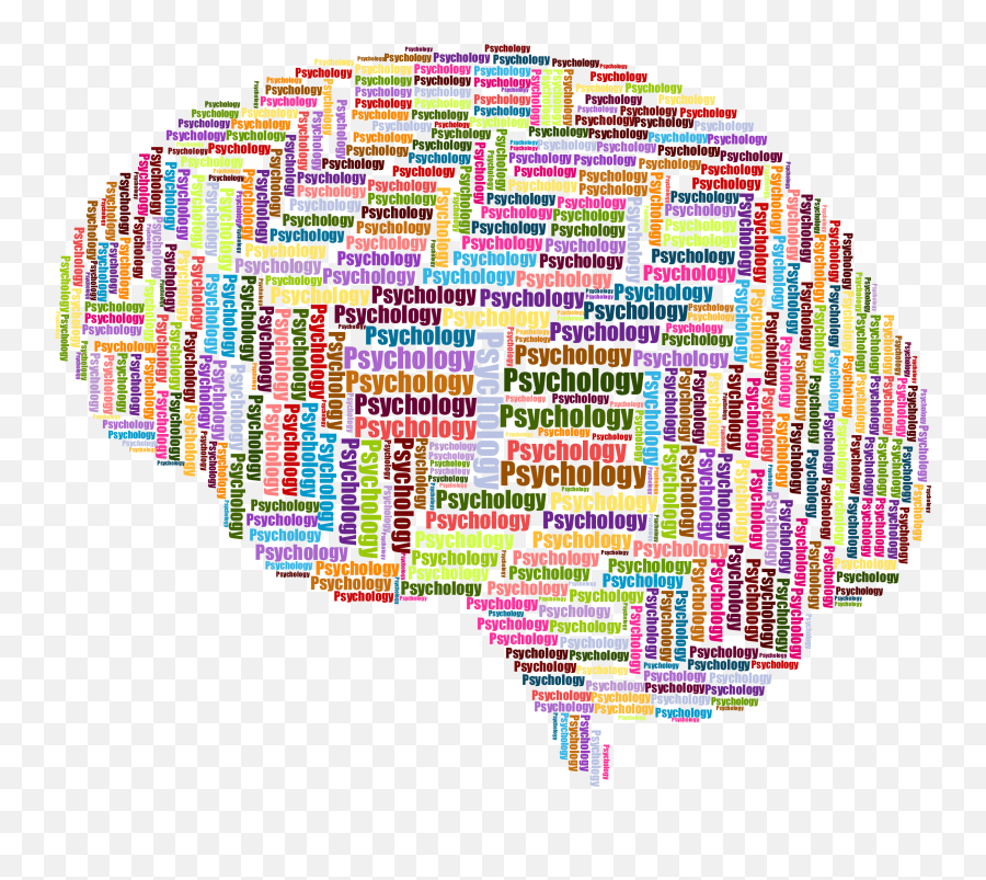 Image Png - Brain Psychology Word Cloud Emoji,Psychology Clipart