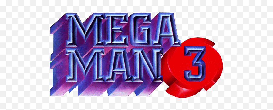 Mega Man 3 Logo - Mega Man 3 Logo Png Emoji,Mega Man Logo