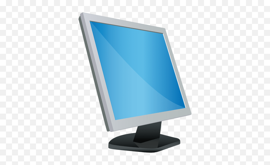 Desktop Monitor Cartoon - Transparent Png U0026 Svg Vector File Vector File Of Computer Emoji,Monitor Png