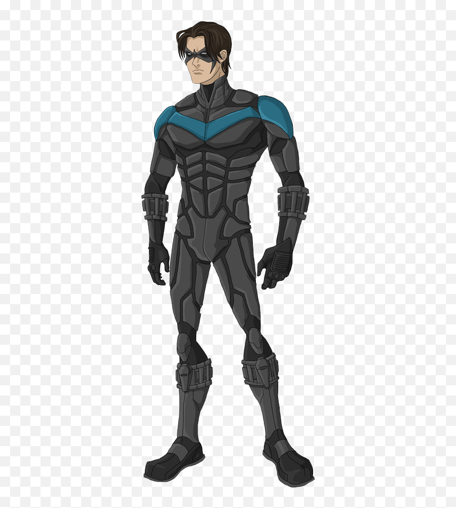 Nightwing Suit Transparent Png Image - Mafex The Flash Emoji,Nightwing Png