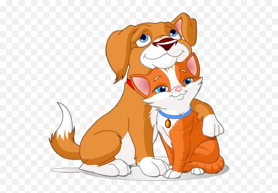 Cartoon Pictures Of Cats And Dogs - Clipart Best Dog And Cat Clipart Emoji,Puppy Clipart