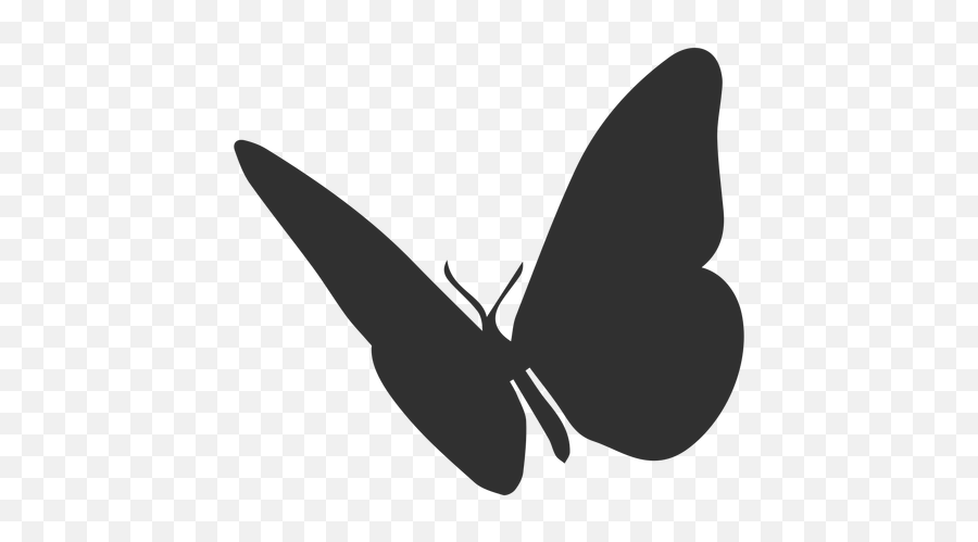Butterfly Flying Silhouette - Black Flying Butterfly Png Emoji,Silhouette Png
