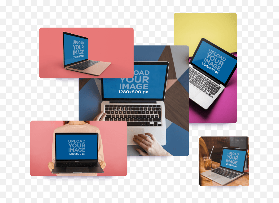 Macbook Pro Mockup Floating Over A Transparent Background A11409 - Office Equipment Emoji,Macbook Transparent Background