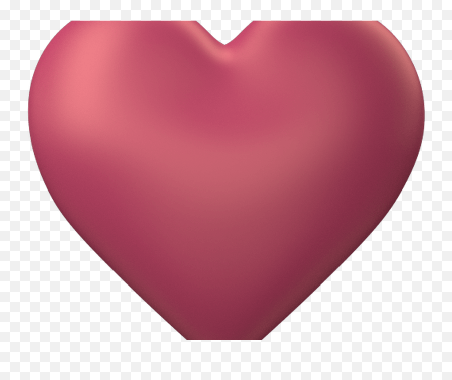 Download Hd Peach 3d Love Heart With Transparent Background - Girly Emoji,Pink Heart Transparent Background
