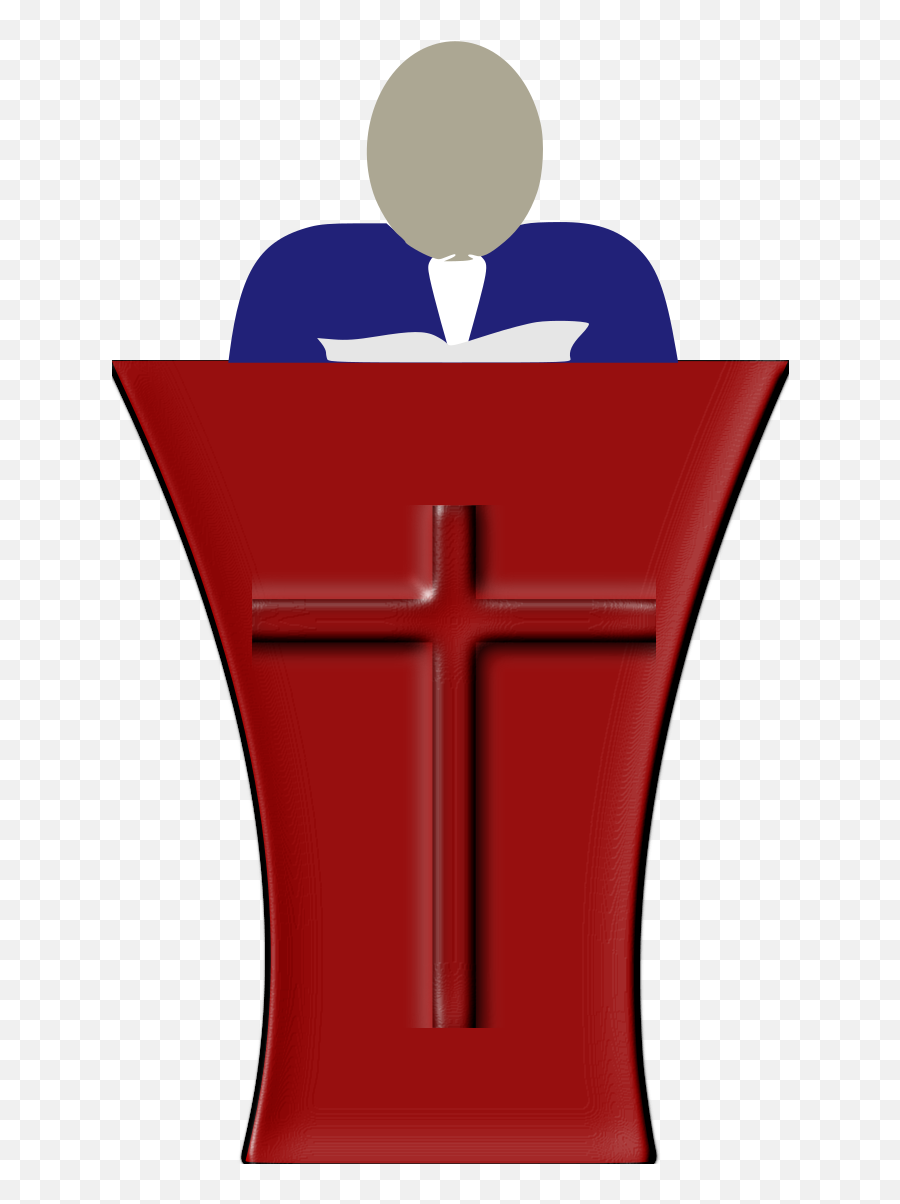 Free Preacher Cliparts Png Images - Podium Emoji,Preacher Clipart