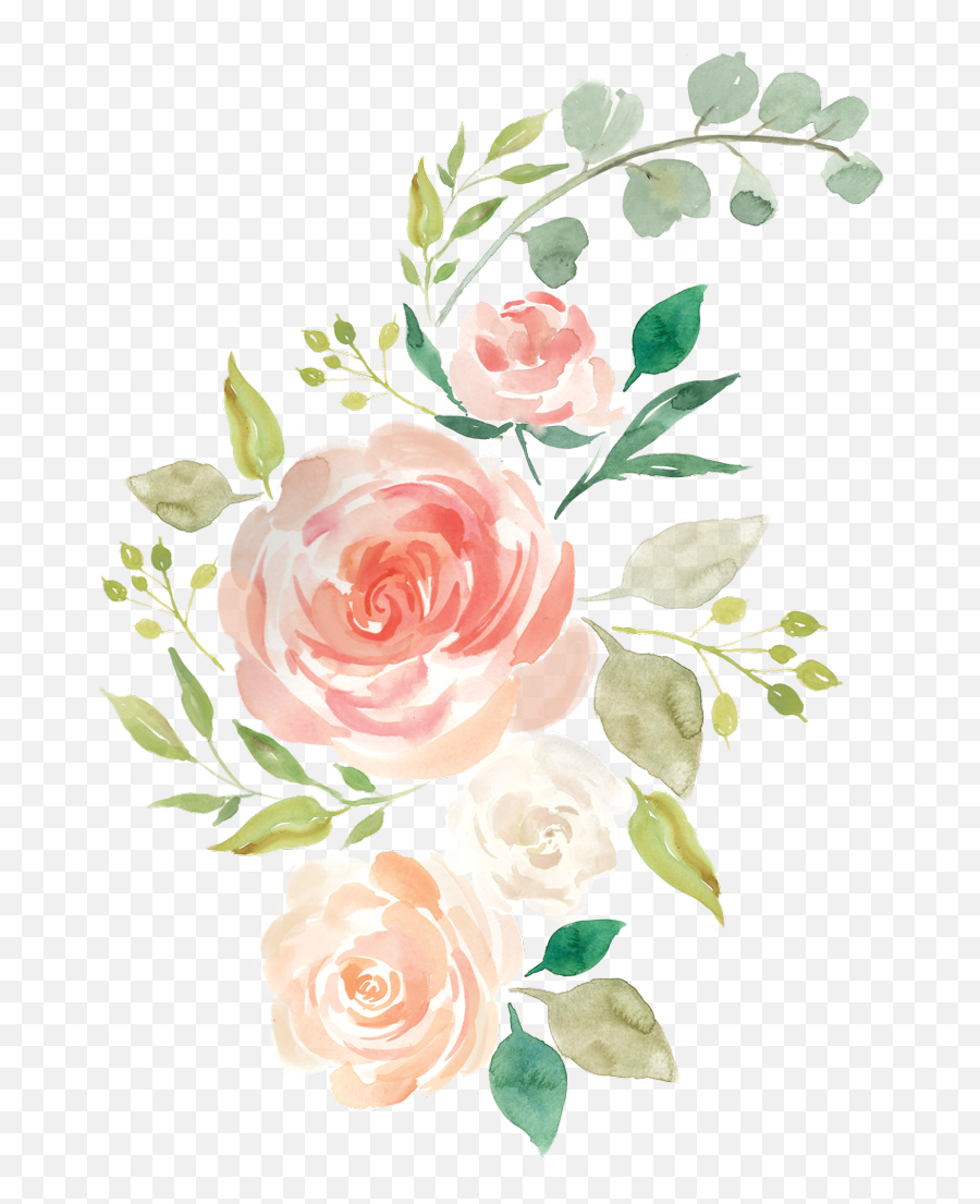 Florais - Kisspng Watercolor Flowers Baby Bedding Emoji,Florais Png