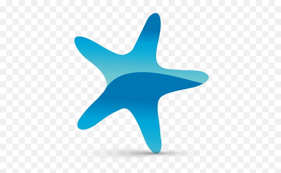 Create Sea Starfish Logo Design With - Dot Emoji,Blue Starfish Logo