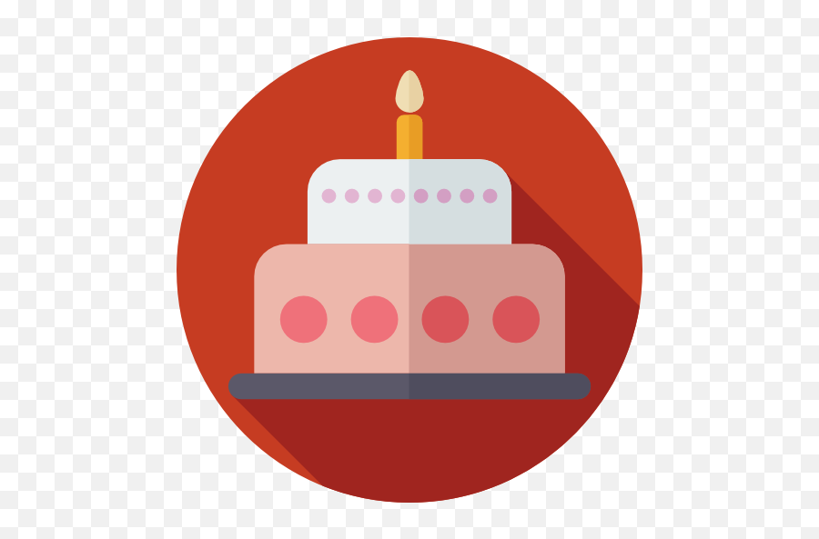 Birthday Cake Free Icon - Flat Birthday Icon Png Emoji,Birthday Icon Png