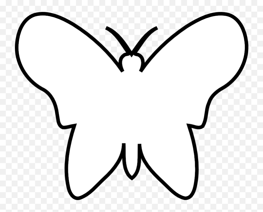 Free Butterfly Outline Png Download Free Butterfly Outline Emoji,Butterfly Outline Png