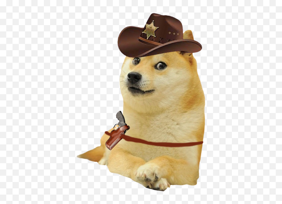 Sheriff Doge Emoji,Doge Png