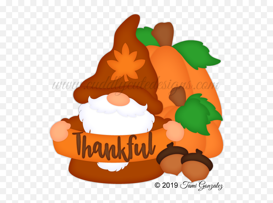 Thankful Gnome - Thanksgiving Gnome Clipart Free Emoji,Gnome Clipart