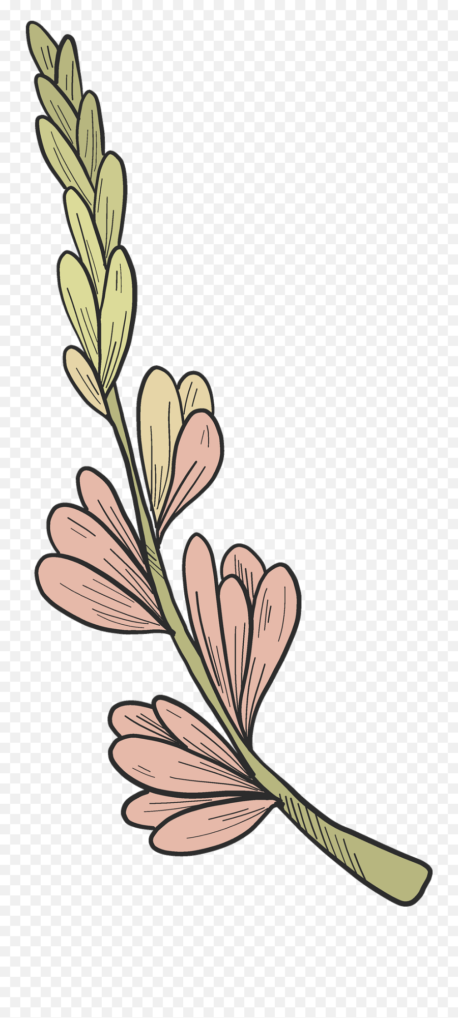 Spring Flowers Clipart - Twig Emoji,Spring Flowers Clipart