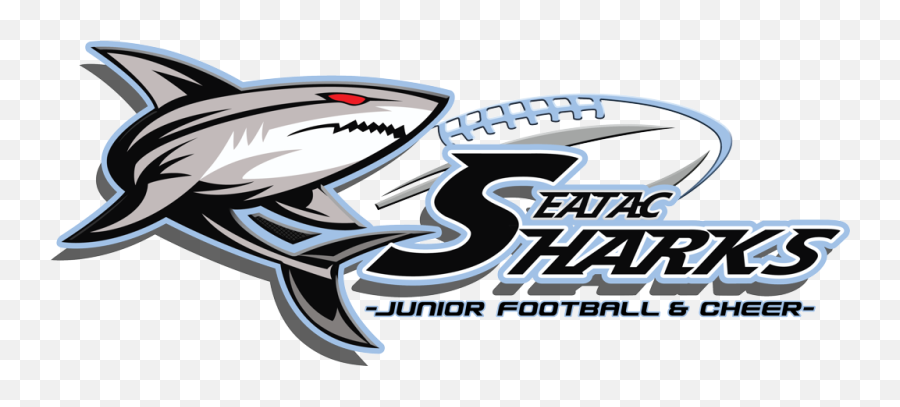 Seatac Sharks Junior Football U0026 Cheer - Seatac Sharks Logo Emoji,Sharks Logo