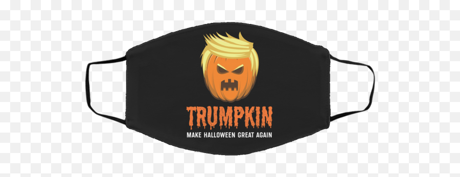 Trump 2020 Face Mask - Trumpkin Make Halloween Great Again Vampire Can Love You Forever Emoji,Trump 2020 Logo