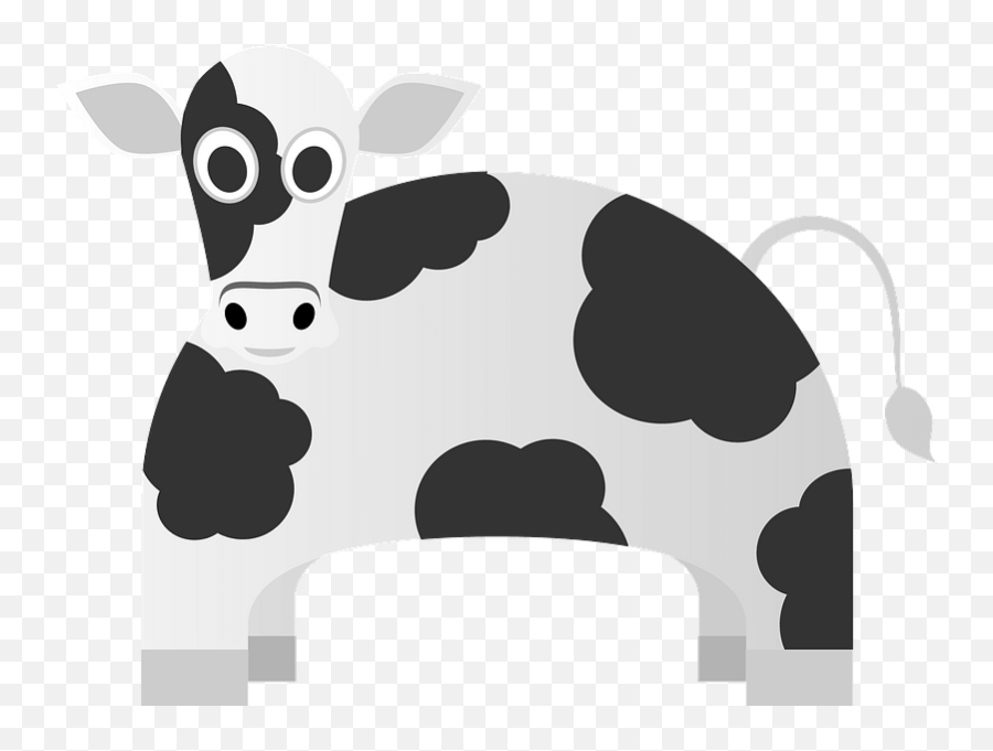 Spotted Cow Clipart Free Download Transparent Png Creazilla - Dot Emoji,Cow Clipart Black And White