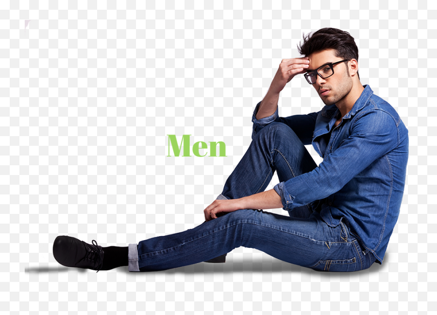 Download Men Fashion Model Png 5 2 - Mens Jeans Wear Png Emoji,Model Png