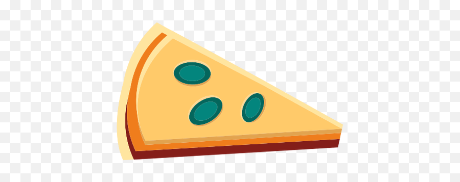 Cheese Pizza Slice Flat - Pizza Emoji,Pizza Slice Png