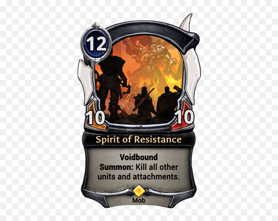 Spirit Of Resistance Eternal Cards Eternal Warcry - Rolant The Iron Fist Emoji,Resistance Logo