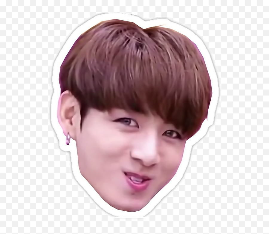 Bts Jungkook Kookie Graphic Transparent - Bts Derp Face Png Emoji,Bts Transparent