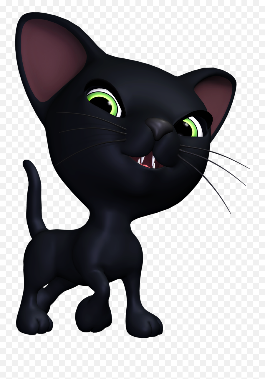 Chat Halloween 3 Png Tubes Psp Png Pinterest Cheerleading - Black Cat Emoji,Cheer Megaphone Clipart