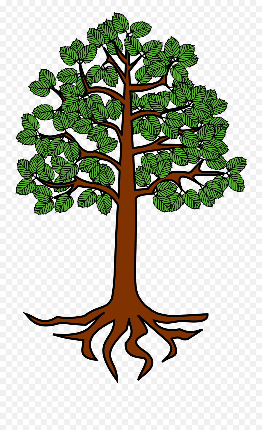 Picture - Tree With Roots Clipart Emoji,Tree Roots Png