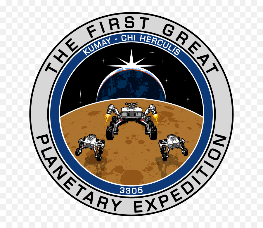 The First Great Planetary Expedition - Illustration Emoji,Elite Dangerous Logo