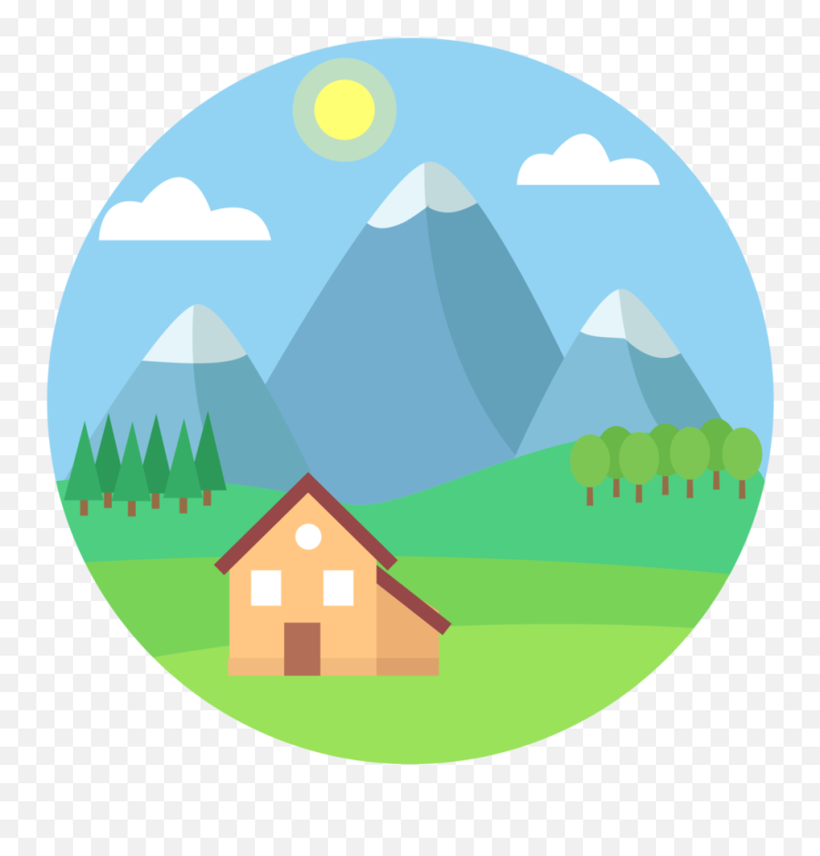 Free Mountain Png With Transparent Background - Paisaje De Dibujo De Meseta Animado Emoji,Mountain Png