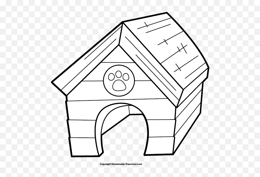 Free Dog Clipart - Dog House Clipart Black And White Emoji,Puppy Clipart