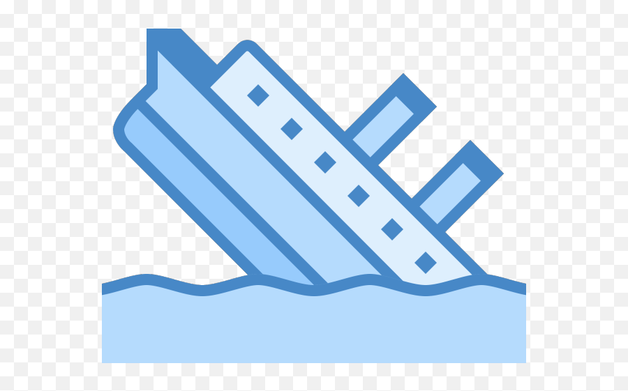 Sinking Ship Icon Transparent Png Image - Icon Emoji,Titanic Clipart