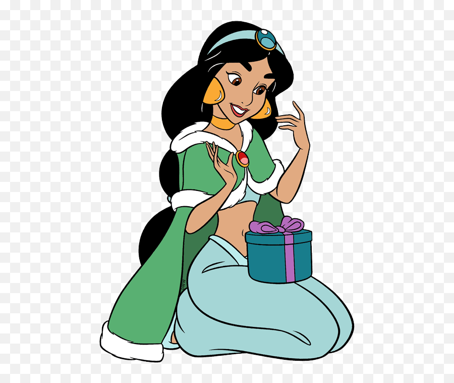 Disney Princess Christmas Clip Art - Disney Princess Clipart Christmas Disney Characters Emoji,Disney Princess Clipart
