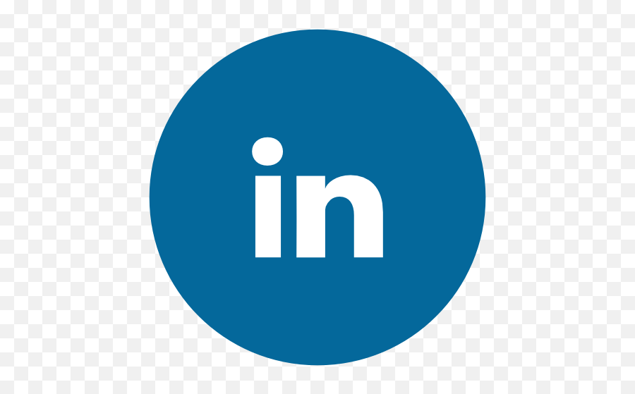 Round Linkedin Logo - Linkedin Icon Png Svg Emoji,Linkedin Logo Png