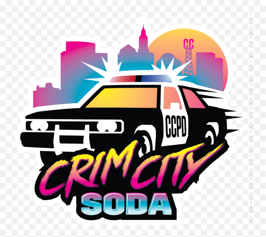 Crim City Police Car Logo Ripley Studios - Automotive Decal Emoji,C.o.p Logo