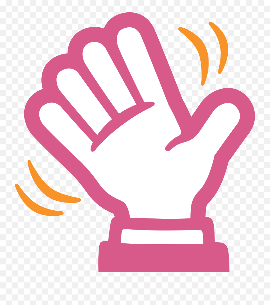 Emojis Pnglib U2013 Free Png Library - Wave Hand Cartoon Png Emoji,Muscle Emoji Png