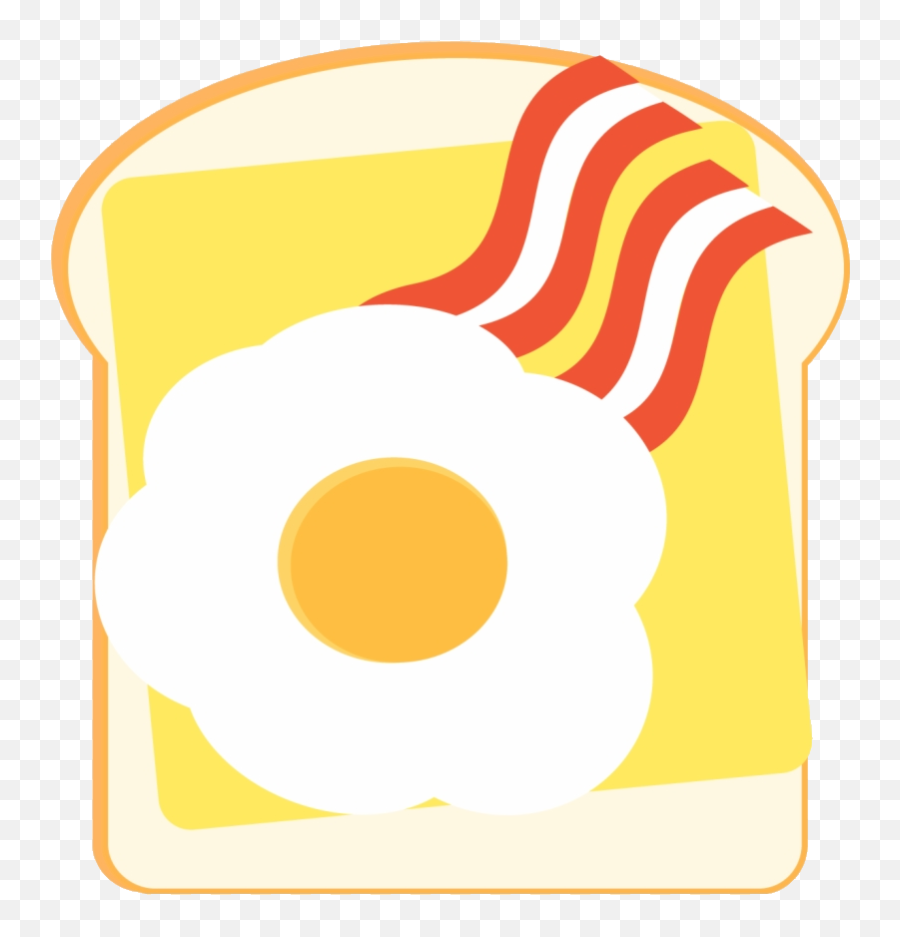 Mcdonalds Bacon Clipart Hearty Start Hd - Fried Egg Emoji,Mcdonalds Clipart