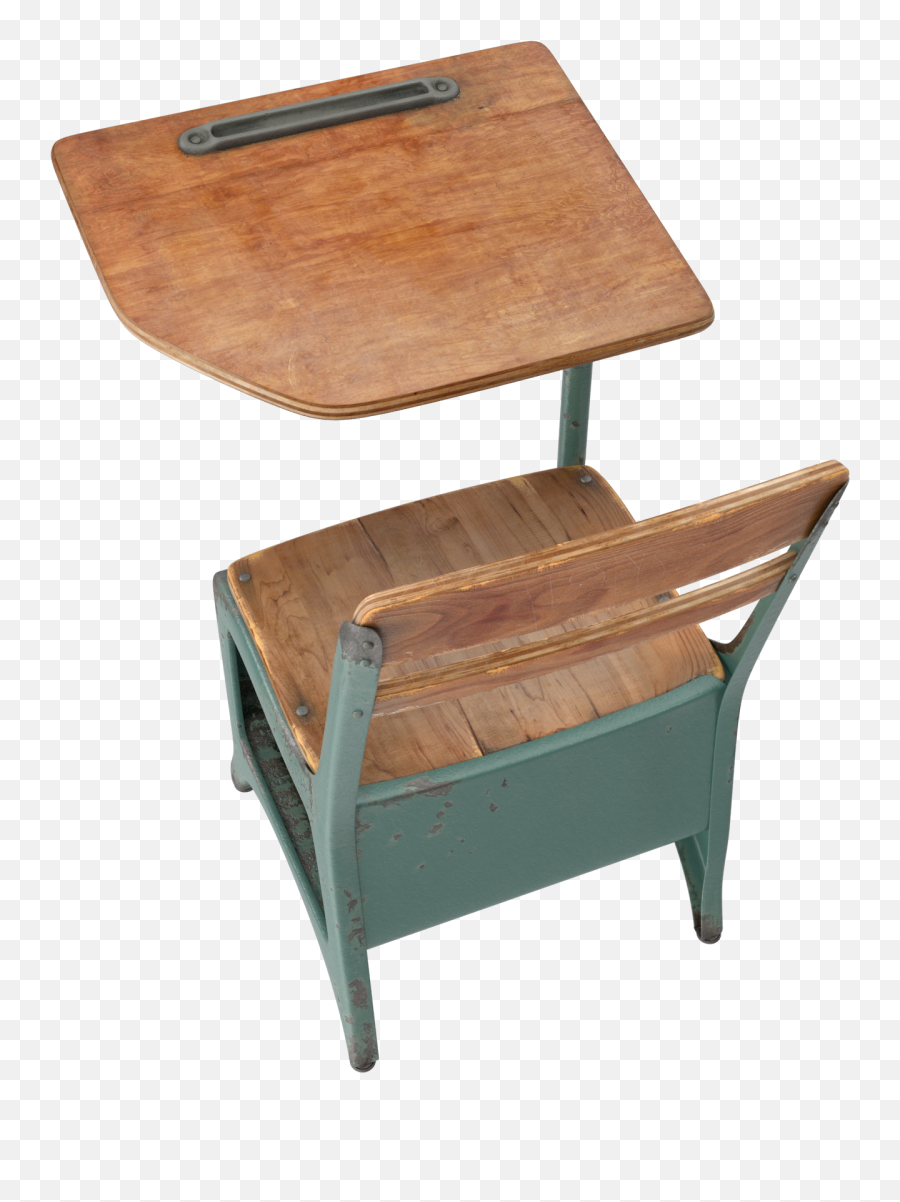 Download Antique School Desk Png Image - Outdoor Furniture Emoji,School Desk Png