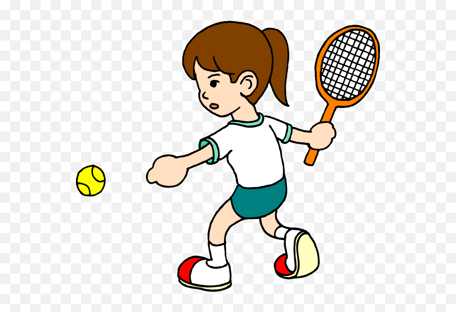 Tennis Clipart Free Clipart Images - Playing Tennis Clipart Emoji,Tennis Clipart