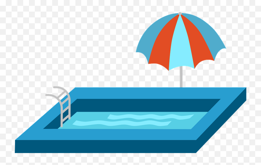 Pool Clipart - Horizontal Emoji,Pool Clipart