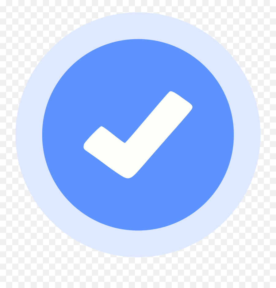 Facebook Verified Badge Png File - Facebook Verification Icon Png Emoji,Verified Logo
