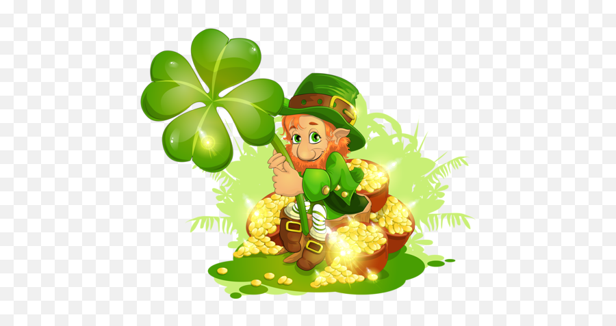 Clipart Png St Patricks Day - Leprechaun Money Emoji,Pot Of Gold Clipart