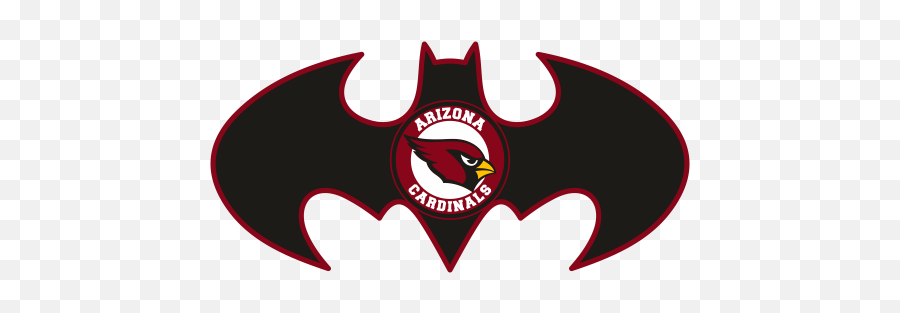 Arizona Cardinals Batman Svg Cardinals Batman Nfl Team Emoji,Arizona Cardinals Logo Png