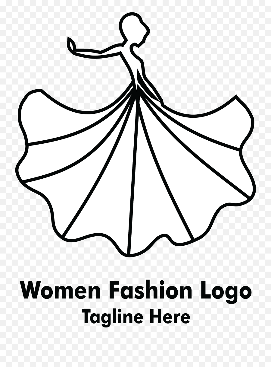 Women Beauty Fashion Logo Emoji,Beauty Logo Design